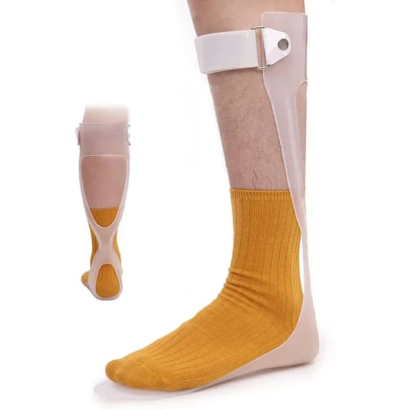 Tutore per piede regolabile Ortesi per piede caviglia Camminata medica con scarpe per supporto per piede per emiplegia da ictus