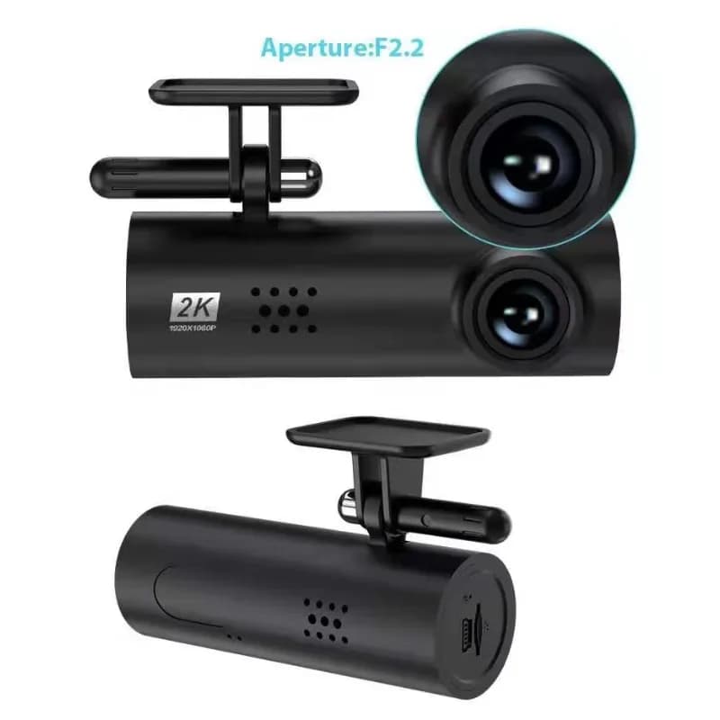 Zimtop 2024 Nuova Dash Cam con Visione Notturna, DVR per Auto con Registrazione in Loop e Controllo WIFI tramite APP