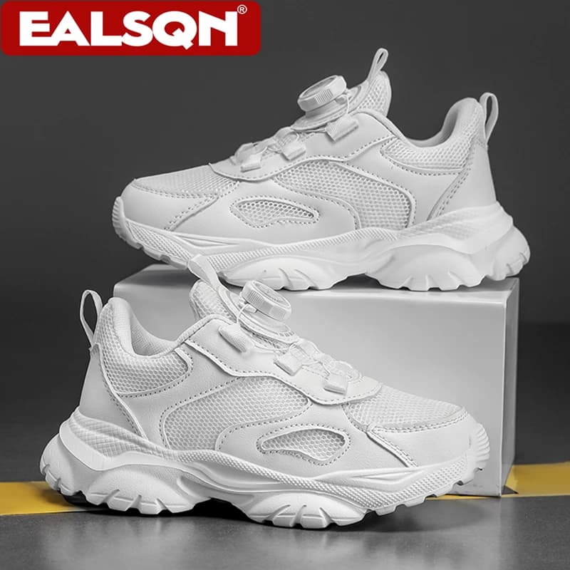Kids White Shoes Kids Sports Shoes Anti-slip Kids Comfortable Running sneaker Soft sole casual shoes for girls