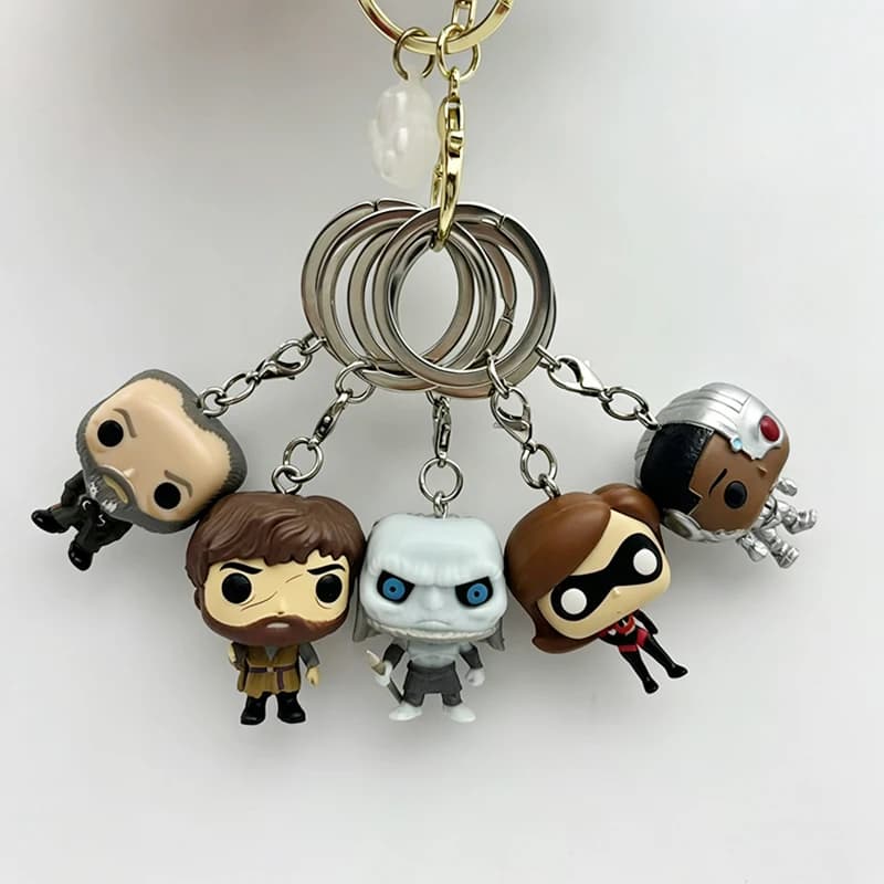 Portachiavi Tascabile di White Walker, Varys, Maui, Cyborg, Modellini Giocattolo, Regalo di Natale