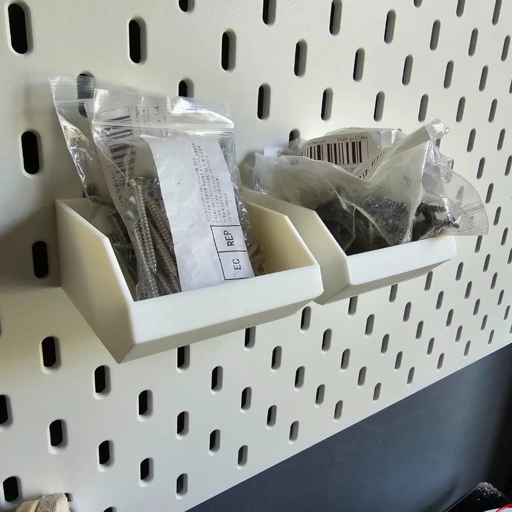 1PCS Hanging Plastic Organizer Home Accessories Decorative Shelves Display Stands For IKEA Skadis Garage Garage Storage