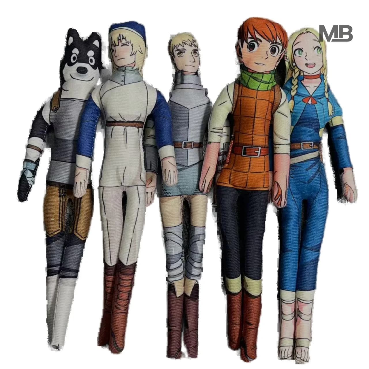 Dungeon Meshi Laios Falin Chilchuck Marcille Weird Creepy Anime Plush Doll Figure Soft Kawaii Meme Face Stuffed Toy Cosplay Gift