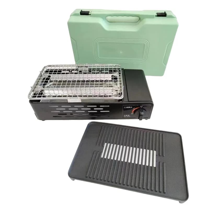 Griglia per Barbecue Portatile Personalizzata all'Ingrosso, Fornello a Gas Mini Leggero per Campeggio