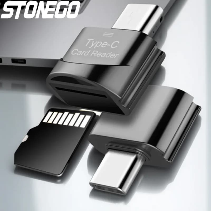 Adattatore per lettore di schede USB 3.0 tipo C a Micro SD TF OTG per telefono portatile Mini lettore di schede Lettore di schede di memoria intelligente