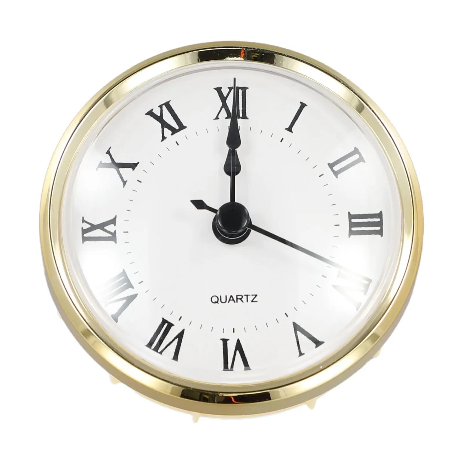 Inserti per Orologio al Quarzo da 80mm, Movimento di Ricambio con Numeri Romani e Arabi, Accessori per Riparazione Orologi da Parete Fai-da-Te