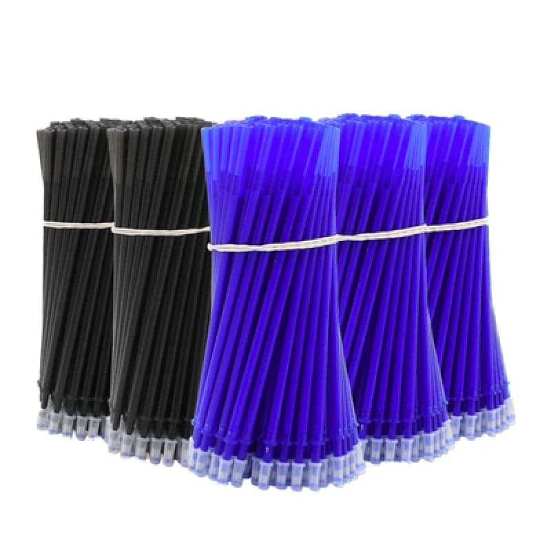 30/50/100 Pz/lotto 0.5 millimetri Penna Gel Cancellabile Penna Asta di Ricarica Set Blu Nero Inchiostro Scuola Maniglia Lavabile Scrittura Forniture di Cancelleria