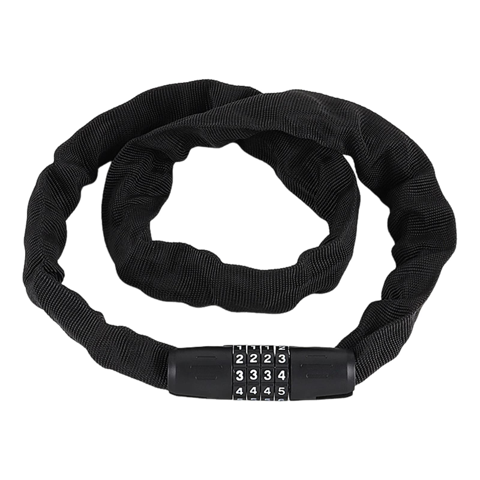 Bicycle Password Chain Lock Thickened Anti Theft Portable Bike Lock For Mountain Road Electric Bikes