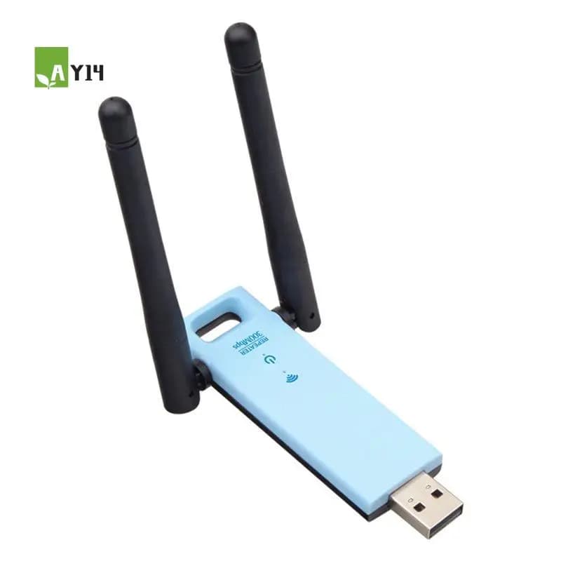AY14 - Ripetitore di Segnale Wi-Fi USB Wireless 2.4G 300Mbps, Amplificatore Wi-Fi Plug and Play