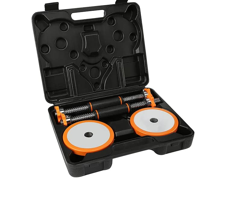 - Set of dumbbells with multifunction barbells for newly adjustable gym equipment hot sale design