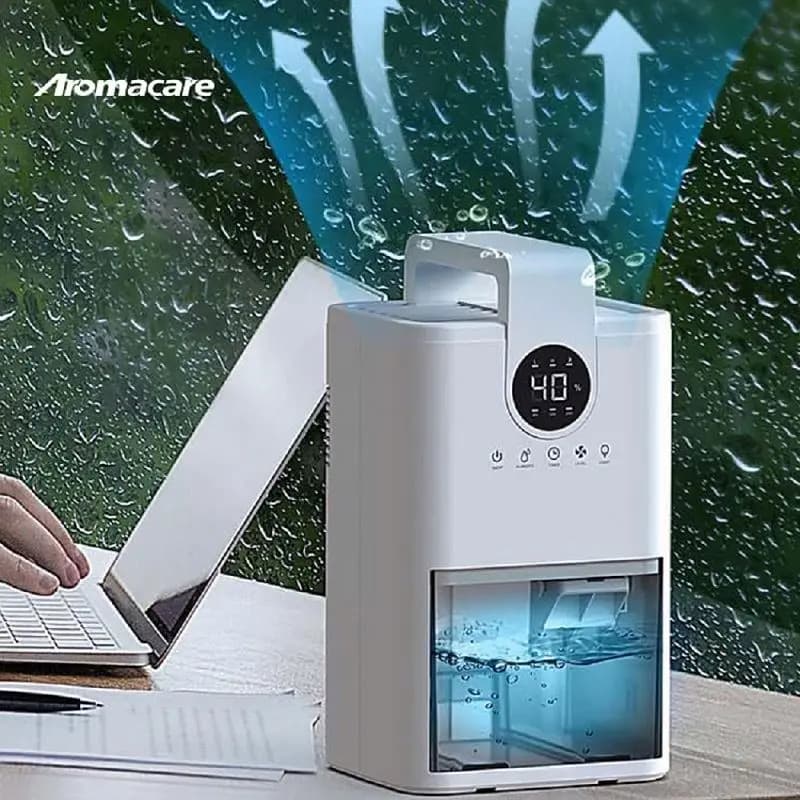 Mini deumidificatore domestico per interni Smart Home asciutto con display dell'aria ad alta efficienza