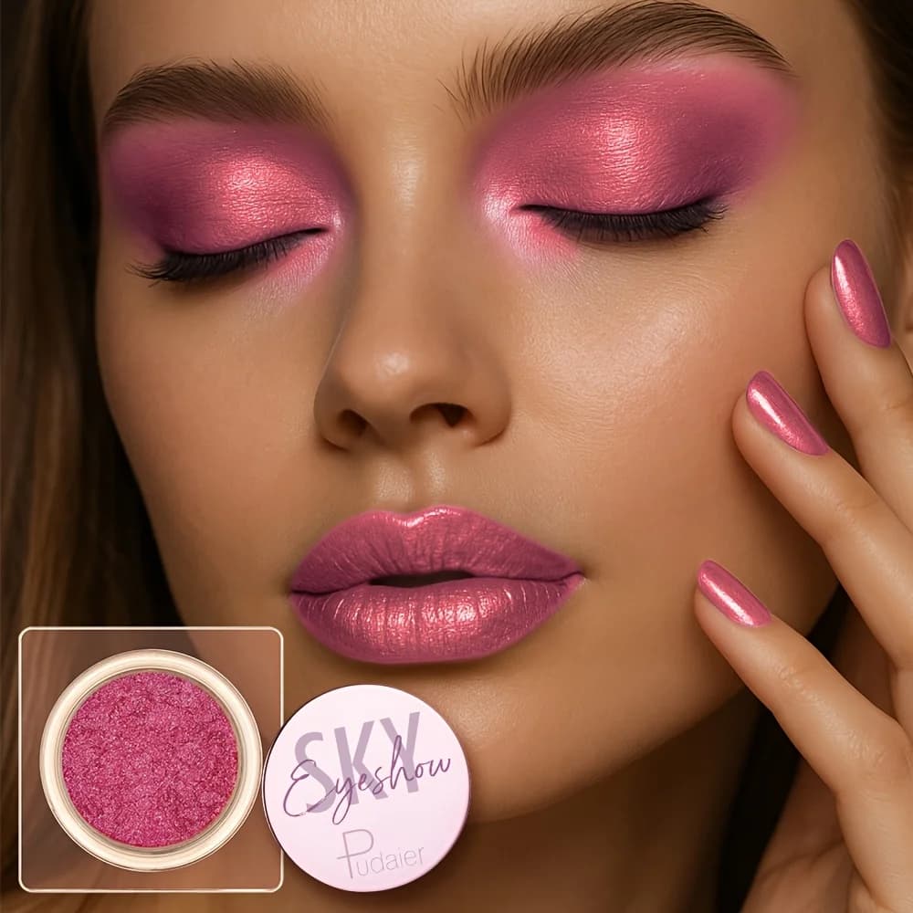 Glitter Sparkle Eyeshadow: ombretto lucido e lucido, facile da applicare, con resa cromatica elevata, feste nel festival