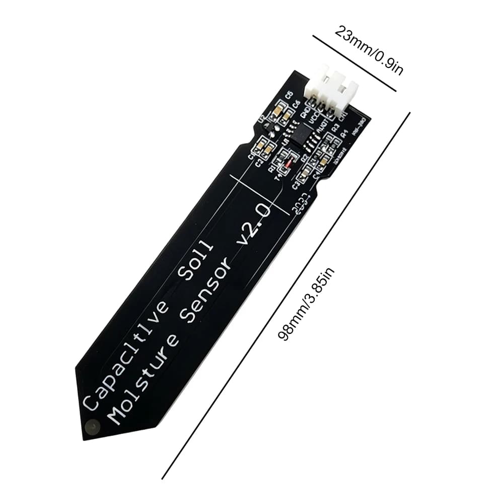 Capacitive Soil Moisture Sensor Module Wide Voltage 3.3V Soil Humidity Detection Module W/ Gravity for Arduino