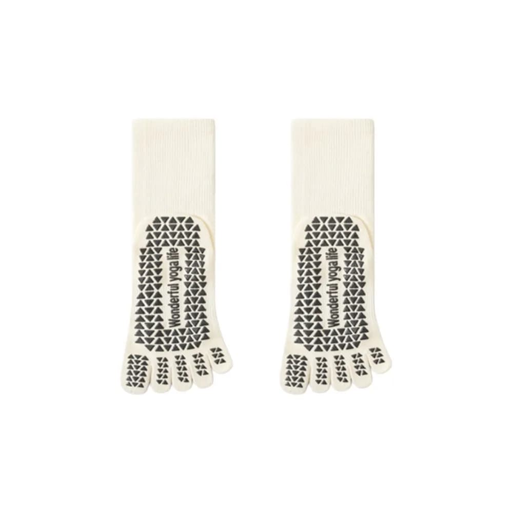 Five Fingers Sports Toe Socks Separate Fingers Breathable Women Yoga Socks Cotton Silicone Anti-slip Sport Pilates Socks Dance