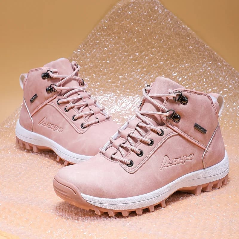 YUYIN Men Hiking Boots Outdoor Mountain Men Casual Snow Boots Waterproof Warm Winter Shoes Climbing Sneaker Man Trekking