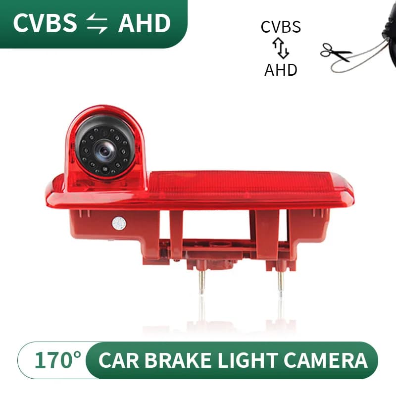 AHD Auto Luce Freno Telecamera per retromarcia per OPEL VIVARO 2014 RENAUL Trafic 3 Telecamera di Backup per Visione Notturna Impermeabile
