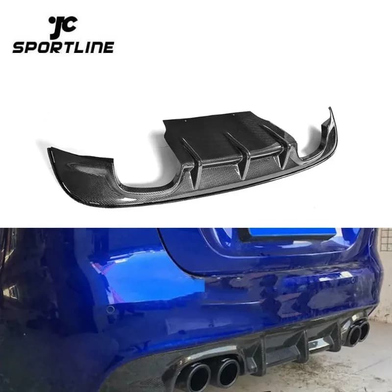 JC Design Carbon Rear Diffuser for Jaguar XE 2015