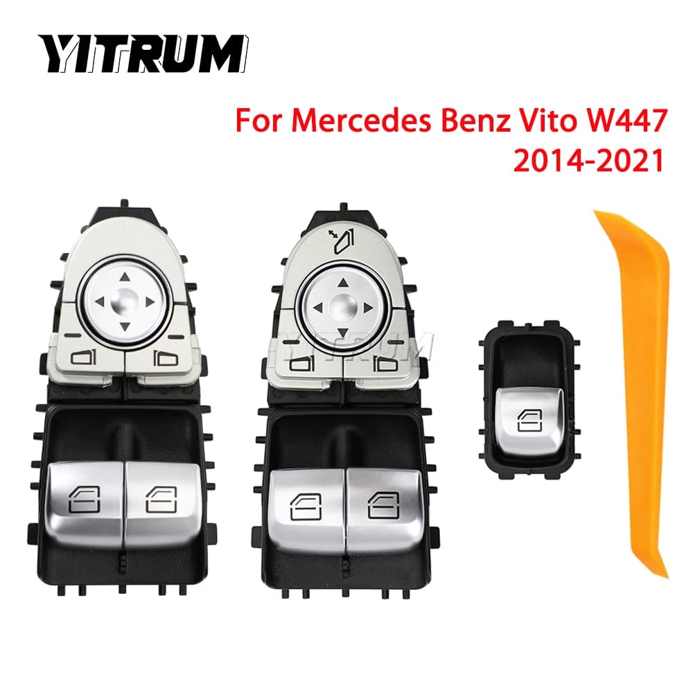 Interruttore alzacristallo elettrico YITRUM per Mercedes Benz Vito W447 2014-2021 2059050202 2059057011 A 2229051904
