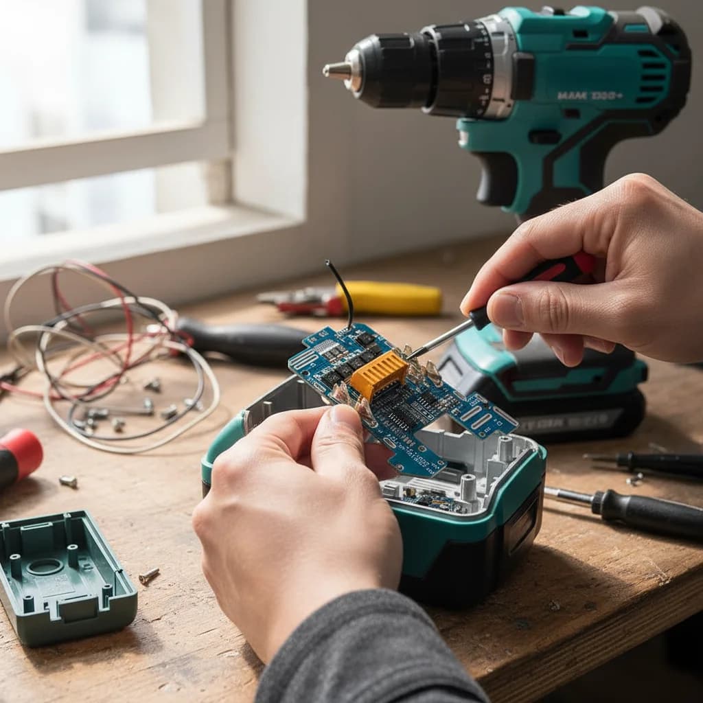 Scheda Circuito di Bilanciamento e Ricarica BMS PCBA per Batterie agli Ioni di Litio MAKITA 18V, Compatibile con BL1830 BL1860 BL1890