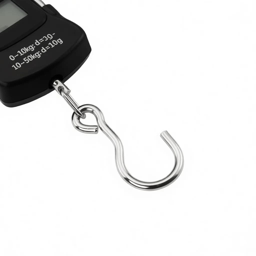 50kg Digital Hanging Scale Portable Electronic Travel Luggage Weighing Balance High Precision Kitchen Postal Device Tool