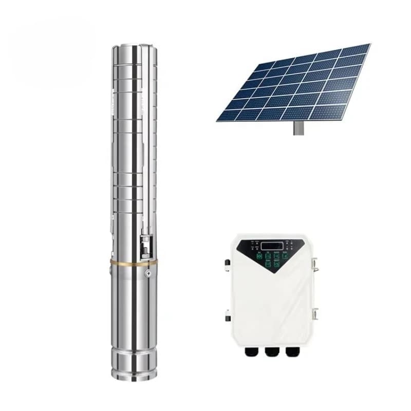 Set Completo di Pompe Solari Sommergibili per Pozzi Profondi e Pannelli Solari