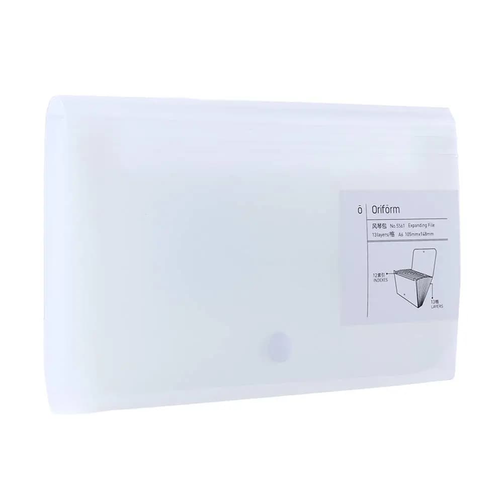 Cartella Portadocumenti a Fisarmonica Formato A6 con 13 Tasche, Organizzatore per Documenti e Ricevute, Porta Carta Espandibile