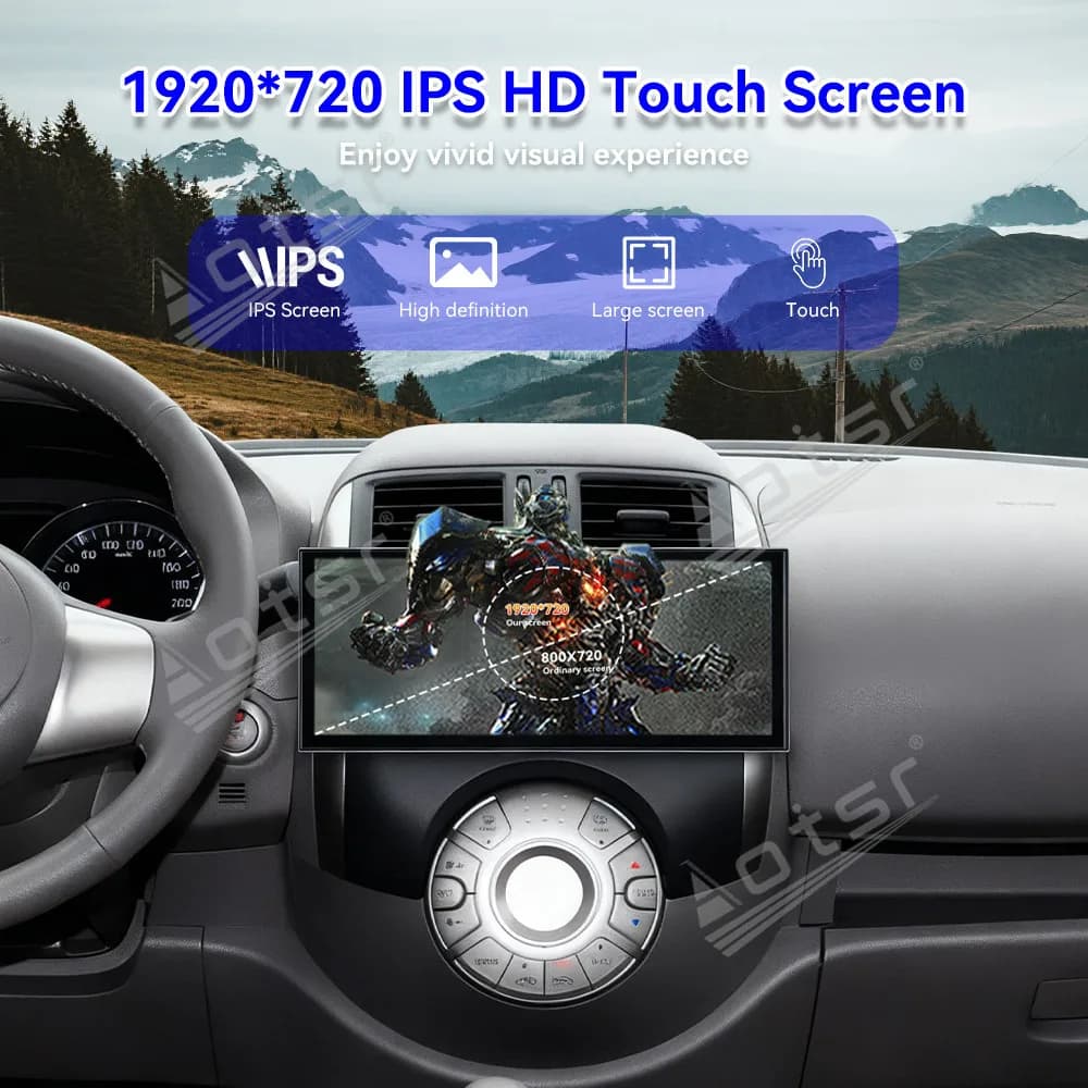 15.8 Inch Dash Touch Screen Car Radio GPS Navigation Stereo For Nissan Sunny 2011-2013 Multimedia CarPlay Android Auto Head Unit