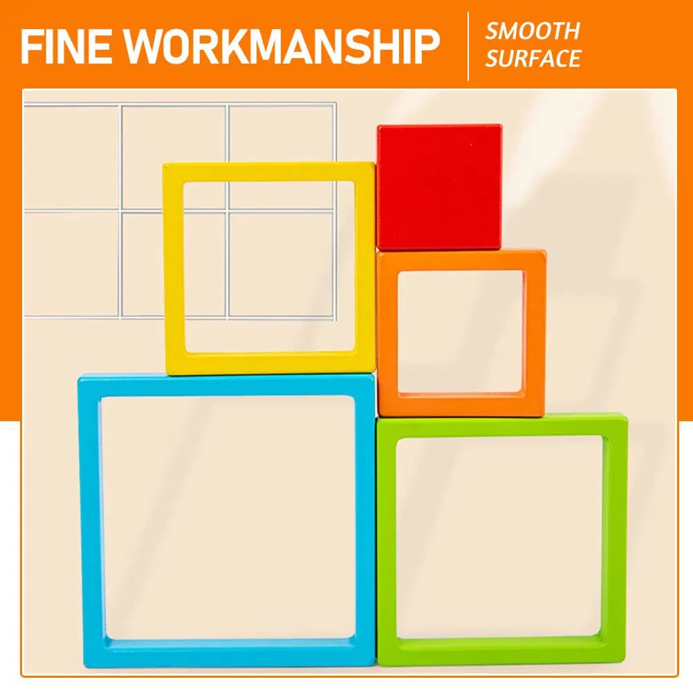 1 set di blocchi per l'apprendimento dei colori, gioco cognitivo per bambini, puzzle educativo precoce per la coordinazione occhio-mano dei bambini