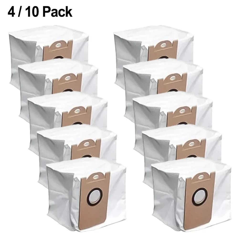 4/10Pack Tessuti Non tessuti Sacchetti per la Polvere di Ricambio Per Cleanova W11 Robot Aspirapolvere Sacchetti Autosvuotanti Accessori Parti per Vaccum Cleaner
