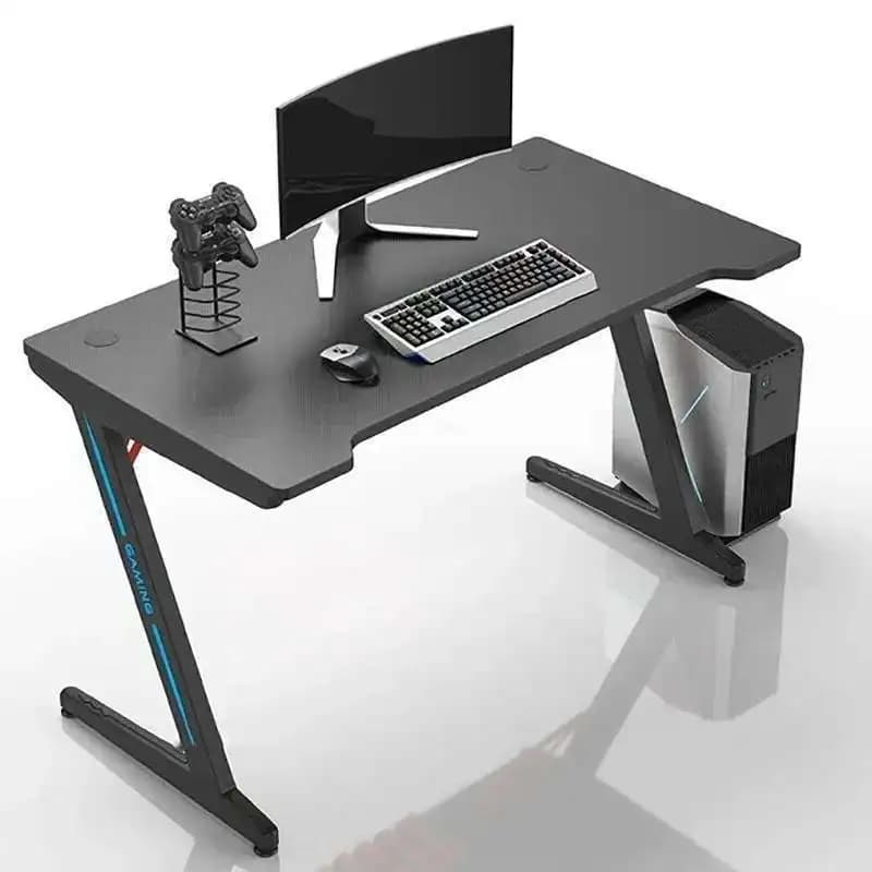 Tavolo e-sport in metallo nordico Scrivanie per computer desktop per studio Home Tecnologia in fibra di carbonio Sense Set scrivania e sedia da gioco RGB T