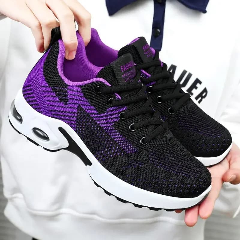 Scarpe da ginnastica Dopamine Scarpe casual traspiranti in rete con suola morbida antiscivolo estiva da donna Scarpe da viaggio leggere da corsa da ballo