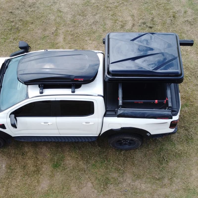 Custom Folding Lightweight 3-4 Person ABS Hard Roof Top Tent With Aluminum SUV Truck Van Camping
