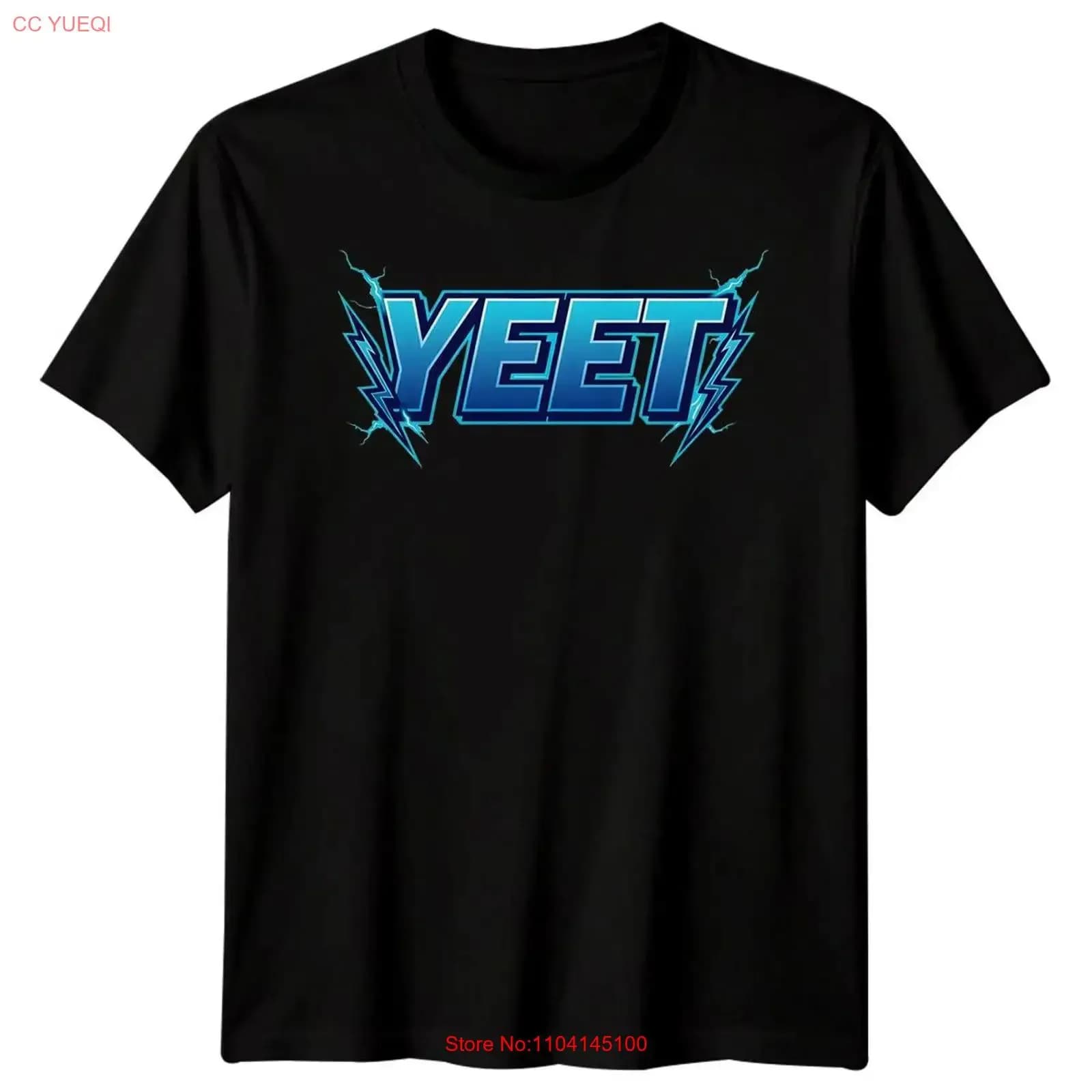 T-shirt da uomo Yeet Internet Slang, stile pop culture, vintage, effetto lavato, traspirante, leggermente alla moda, per tutti i giorni.