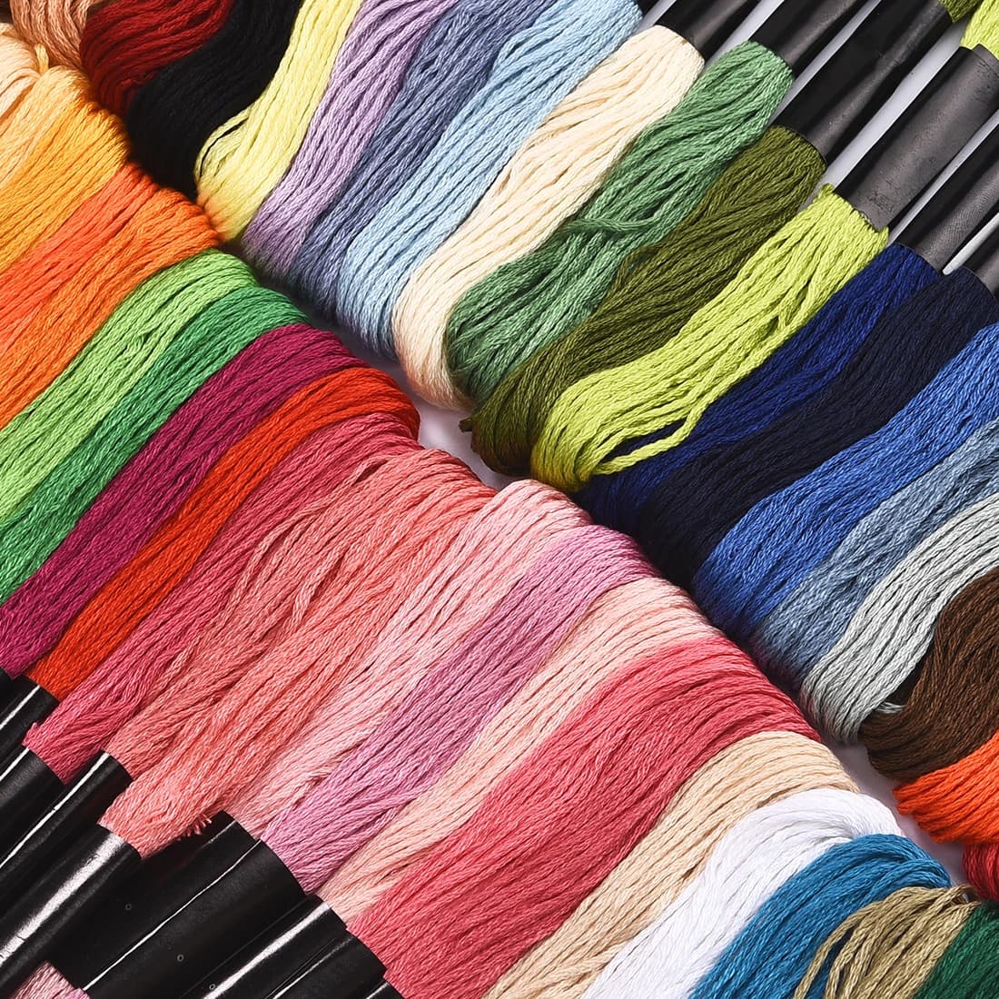 24/36/50/100pcs 8 Metri/Rotolo Filo Per Cucire 6 Fili Punto Croce Di Cotone Per Cucire Mattoni Filo Da Ricamo filo interdentale Kit FAI DA TE forniture