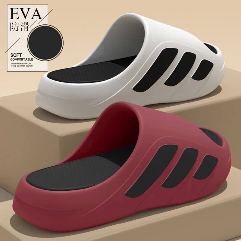 Pantofole da uomo nuove con un senso di alto valore estetico Abbigliamento esterno Fondo spesso antiscivolo, Pantofole da spiaggia fresche per uomo