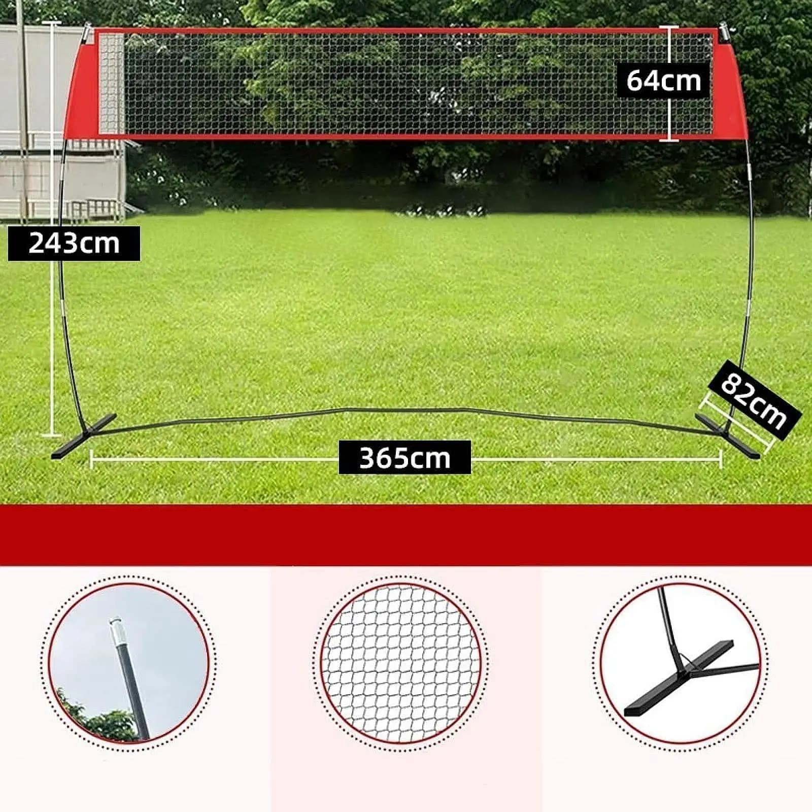 Rete per attrezzature da allenamento Accessori in altezza regolabile Forniture leggere Rete robusta per servire la squadra che passa colpire Spiking