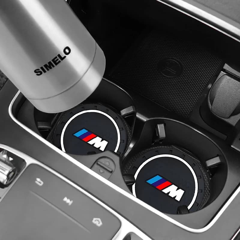 Silicone Anti-slip Carpet for Glass Holders BMW Series M, Compatible with X1 X2 X3 X4 X5 F48 G01 E84 F39 F10 F30 G11 G07 G86 G60 E60