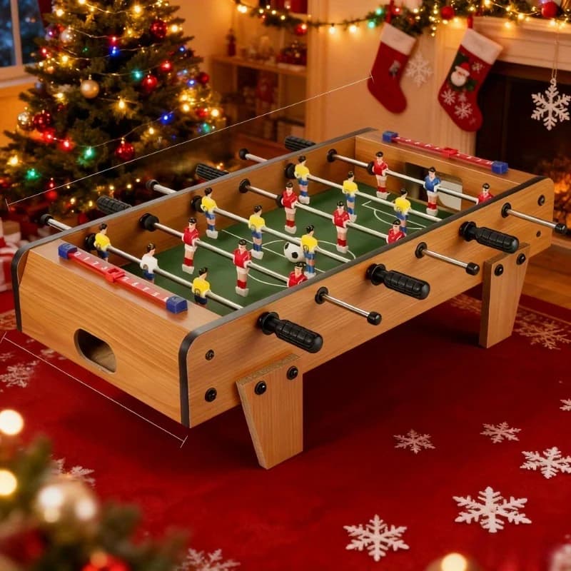 Calcio Balilla da Tavolo, Mini Calcio Balilla, Gioco da Tavolo per Feste, Gioco Interattivo da Scrivania, Regalo per Bambini