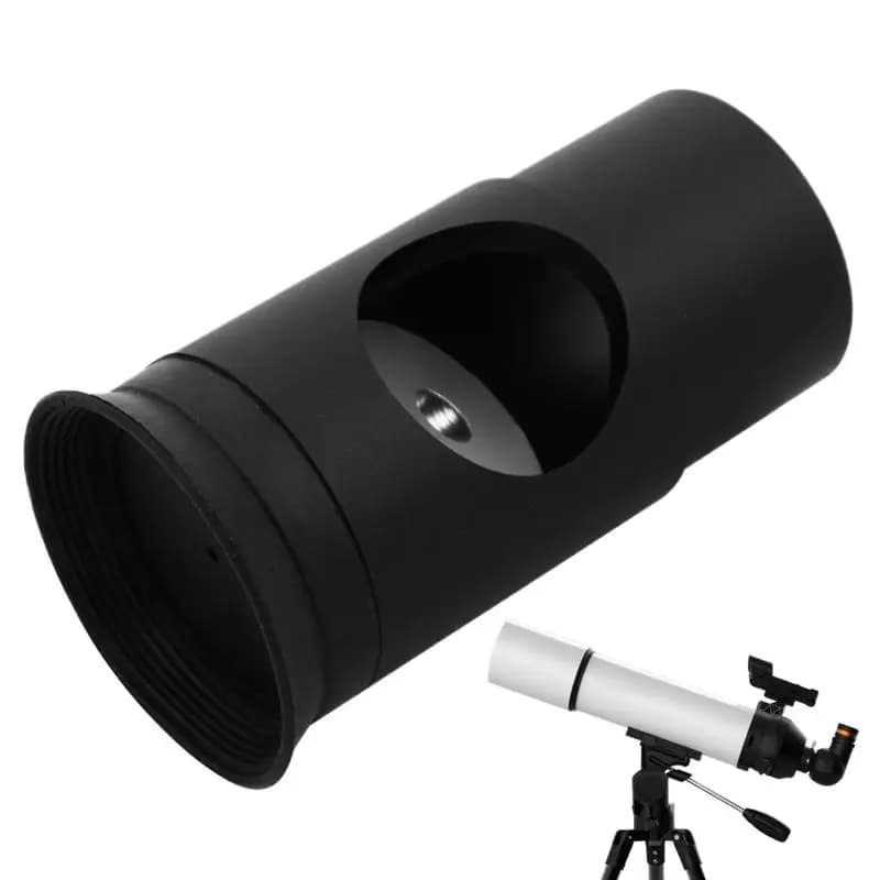 Oculare collimatore Cheshire da 1,25 pollici Oculare di calibrazione collimatore in lega di alluminio per accessori per telescopi riflettenti