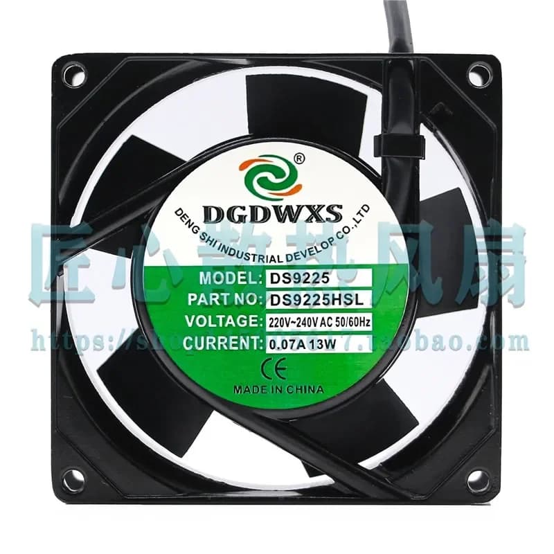 Fan for DGDWXS DS9225HSL HBL Ball Oil 220V 9CM 9025 New 0.07A 13W