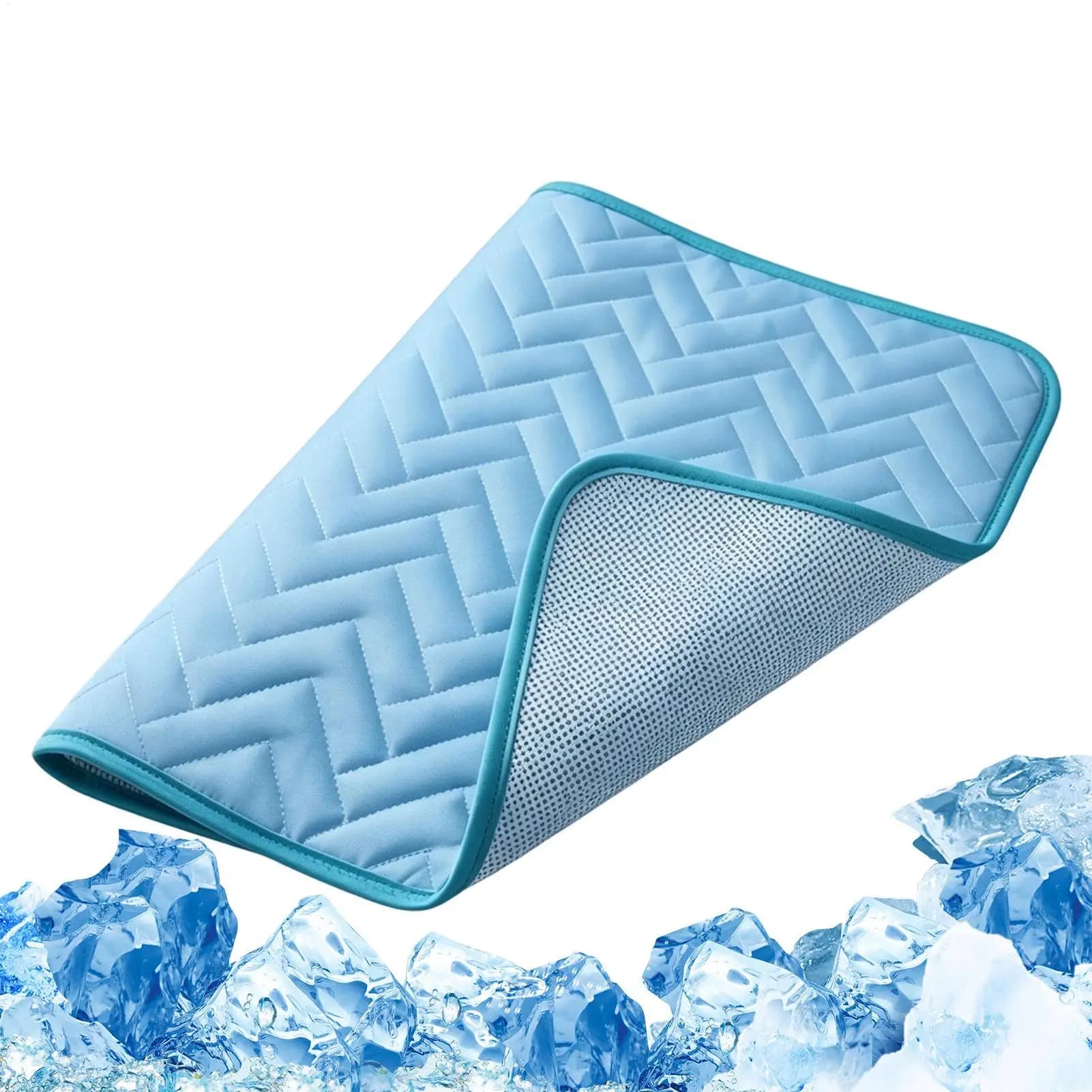Summer Pet Cooling Mat Self Cooling Pad for Dog and Cat Waterproof Sleeping Bed Pillow Cushion Pad for Indoor Outdoor Use