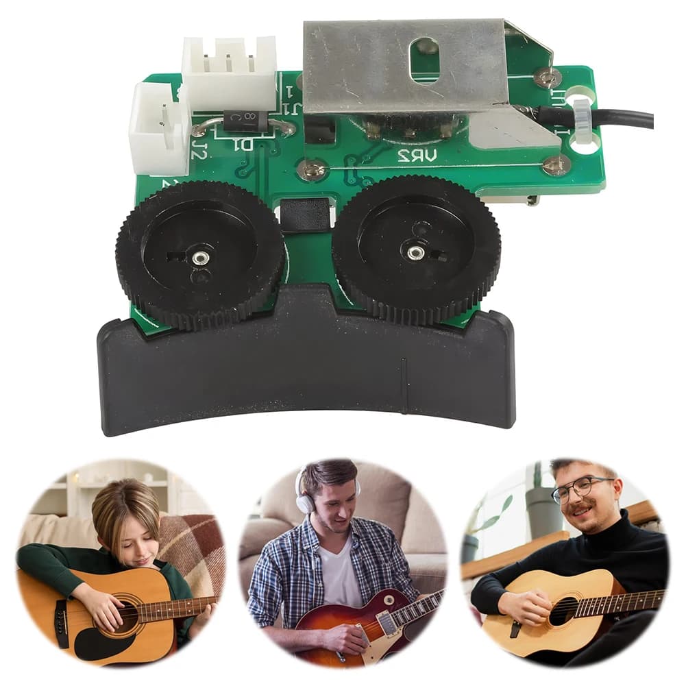 VT1 Sistema di Pickup per Chitarra Acustica Pickup Sistema di Equalizzazione Sintonizzatore FAI DA TE Pickup Piezo per VT1 Ukulele Classica Chitarra Acustica