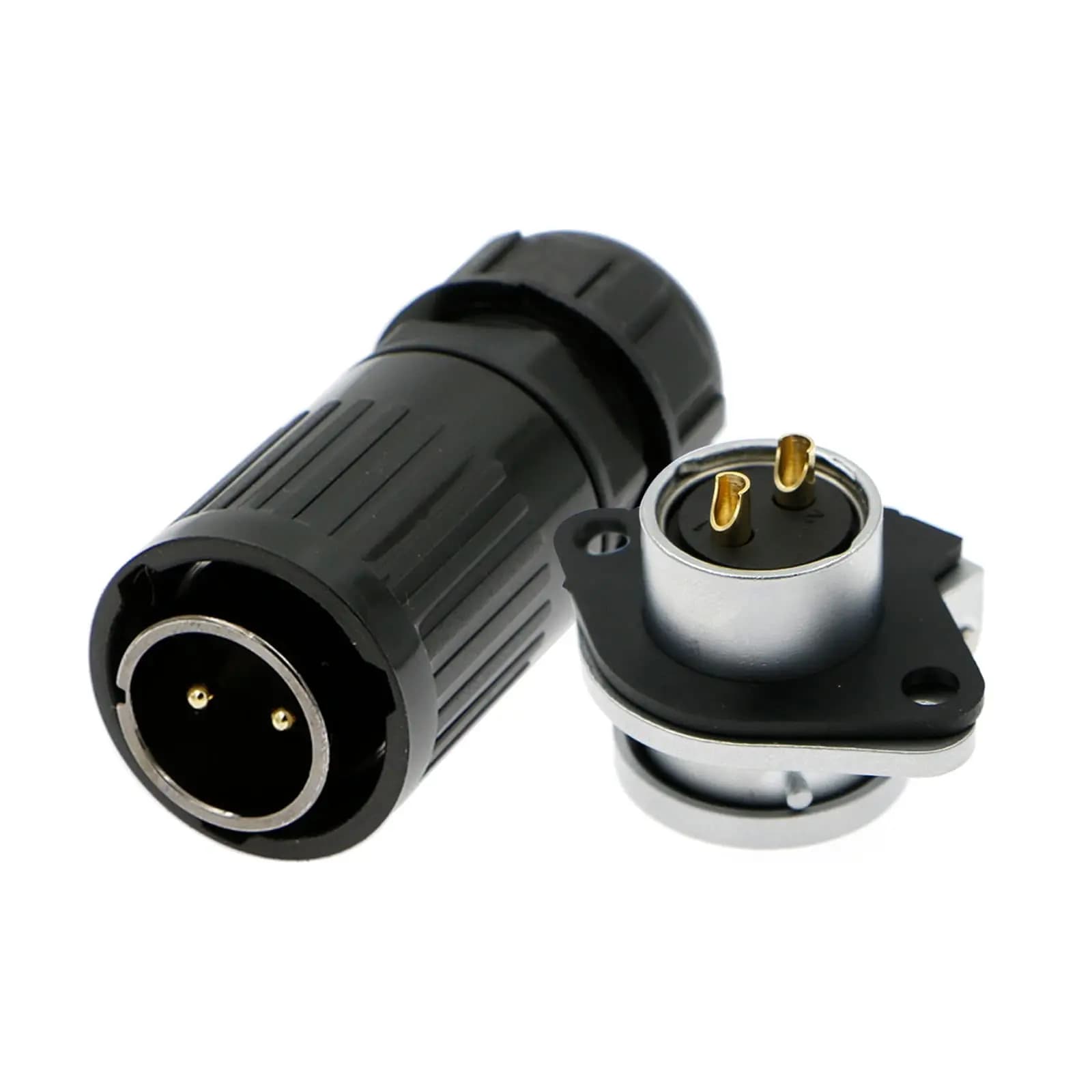 Alvins WP20 TK+Z Connettore aeronautico impermeabile a 2 pin Spina maschio Presa femmina Connettore di alimentazione industriale