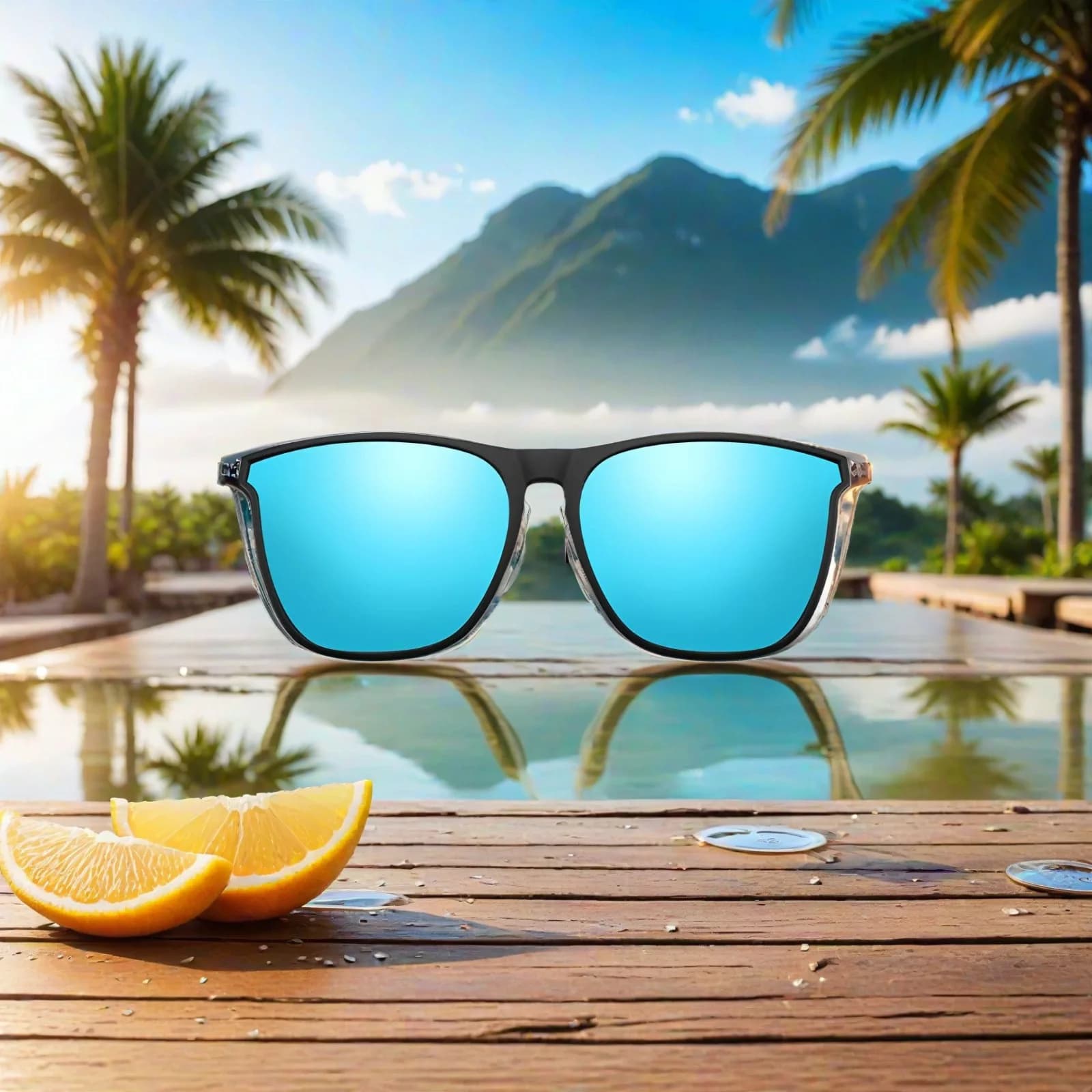 Occhiali da sole polarizzati Lenti clip-on Donne Montature grandi Occhiali per la visione notturna di fascia alta Occhiali per la protezione solare da uomo 6T506