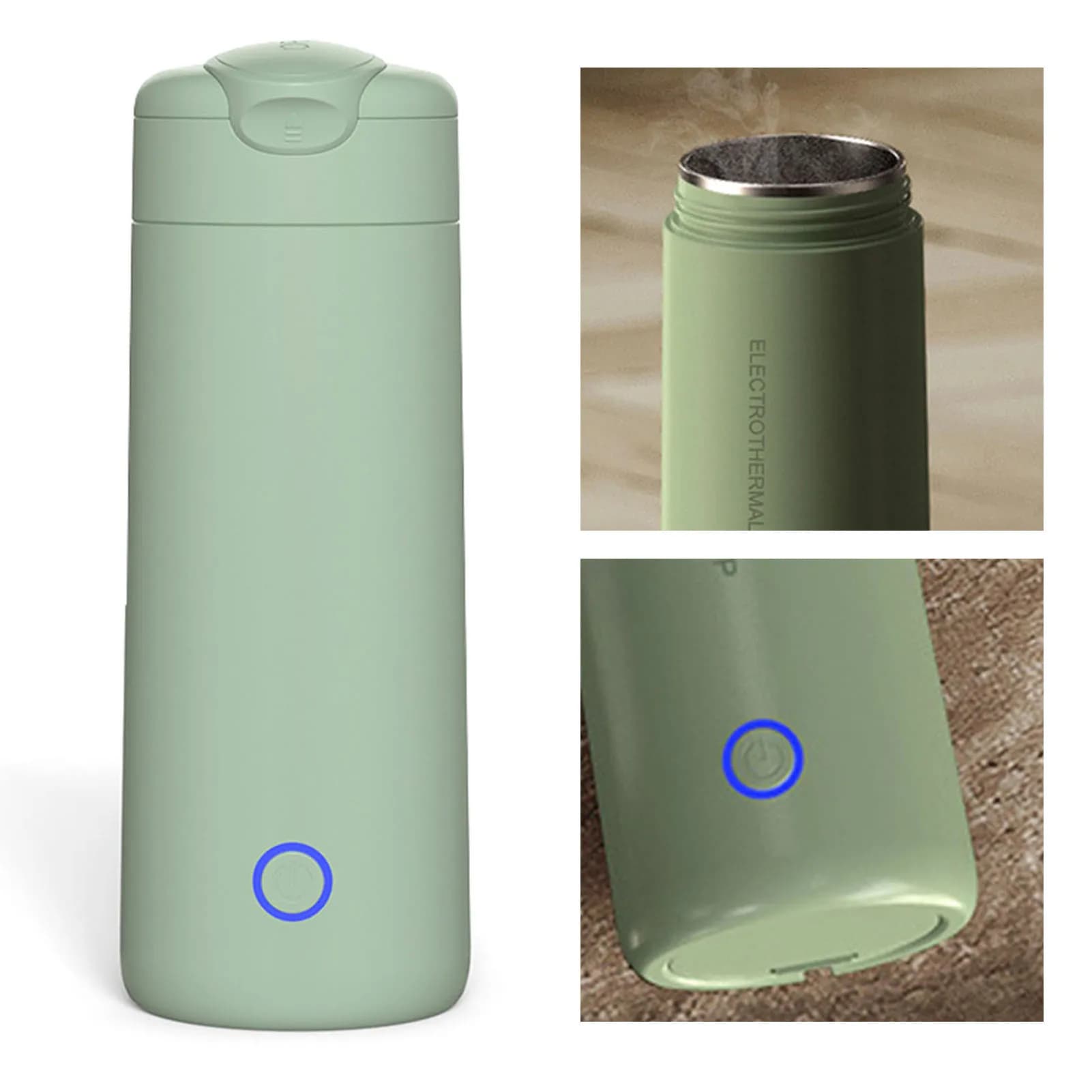 Portable Electric Heating Water Cup Travel Automatic Heating Cup Mini Electric Kettle