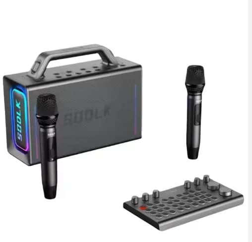 Prodotti di Punta: Altoparlante Bluetooth per Karaoke da 200W, Portatile con Bassi Profondi e Microfono Wireless