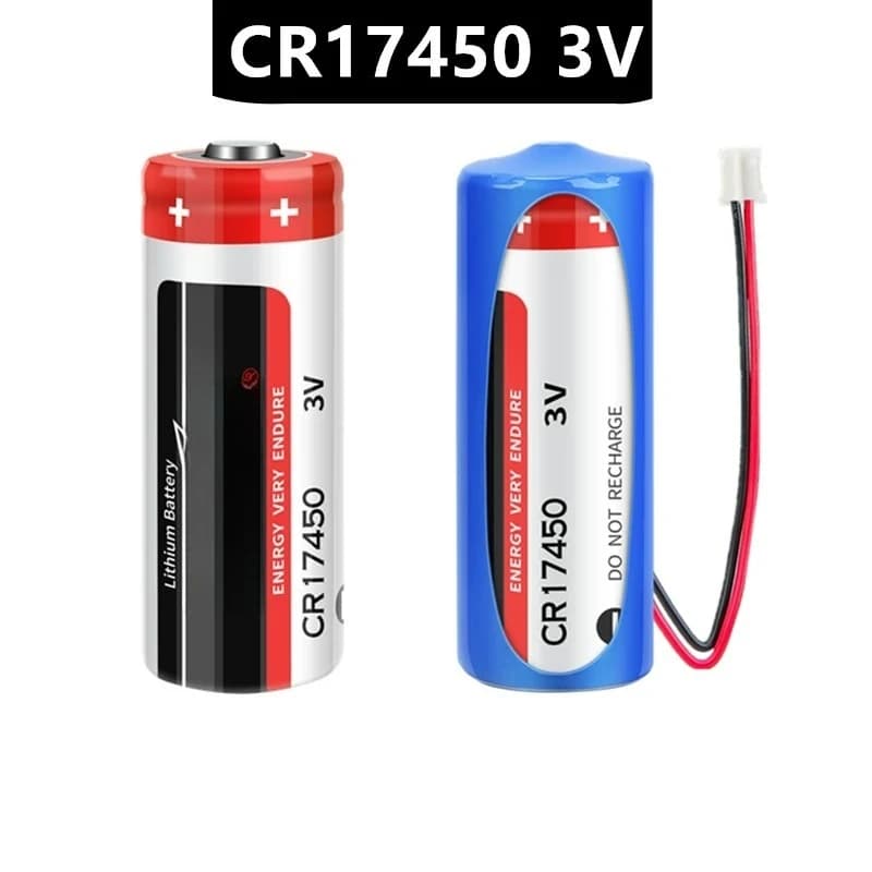 5 batterie al litio EWR CR17450 da 3.0V per strumenti intelligenti, sensori di direzione bussola, rilevatori di fumo, contatori d'acqua e sistemi di controllo accessi.