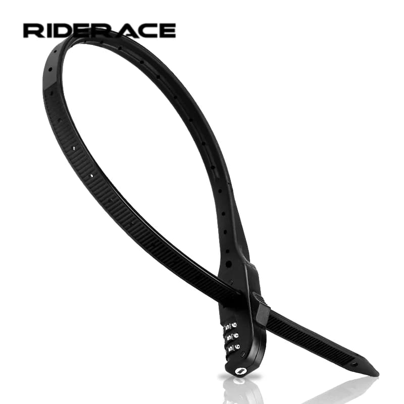 3-Digit Password Helmet Lock Multipurpose Bicycle Lock Zip Tie Modifiable Password Anti-Theft Steel Password Lock Cable Tie