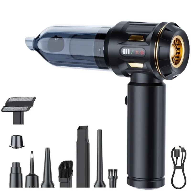 hot sale Car vacuum cleaner Wireless brushless high-power two-speed adjustment, suction and blowing integrated home and car