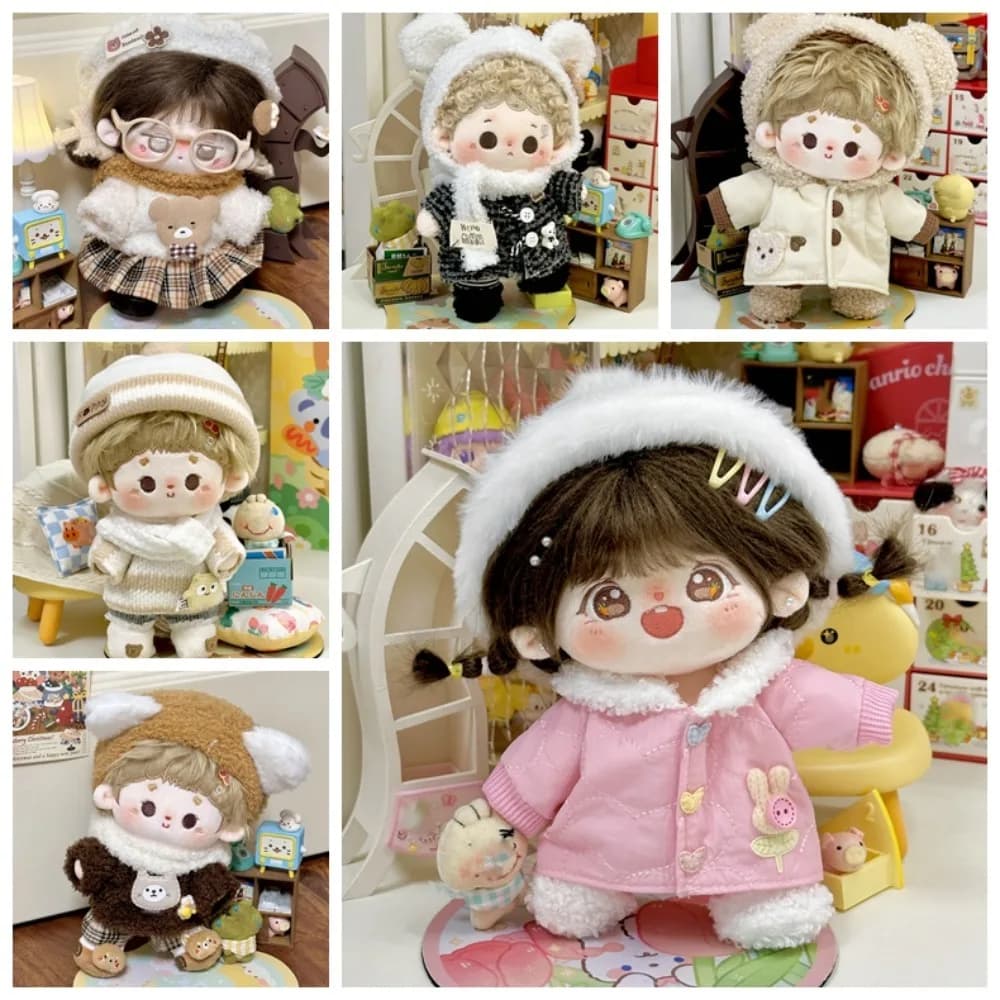 20 cm Idol Doll Clothes Outfit College Dress Cosplay Peluche Vestiti per bambole per bambole Super Star Giocattoli Fai da te Dress Up Accessori per bambole