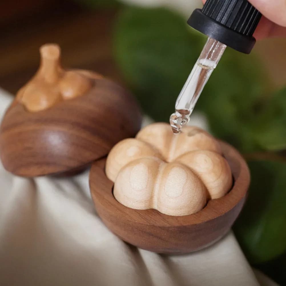 Wood Diffuser Essential Oil Diffuser for Home Office Living Room Bedroom Healthy Air Diffusing Adornment Fine Polished Surface
